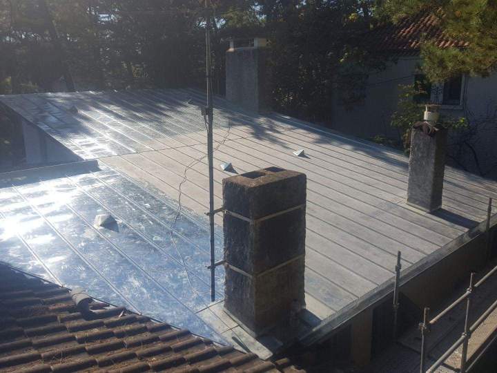 Travaux de couverture en zinc Loire-Atlantique